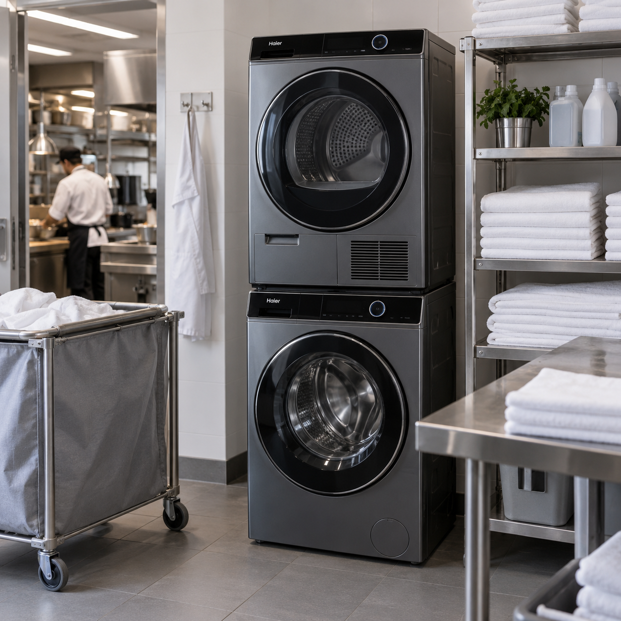 Haier HCW12C и HCD12C в колонне