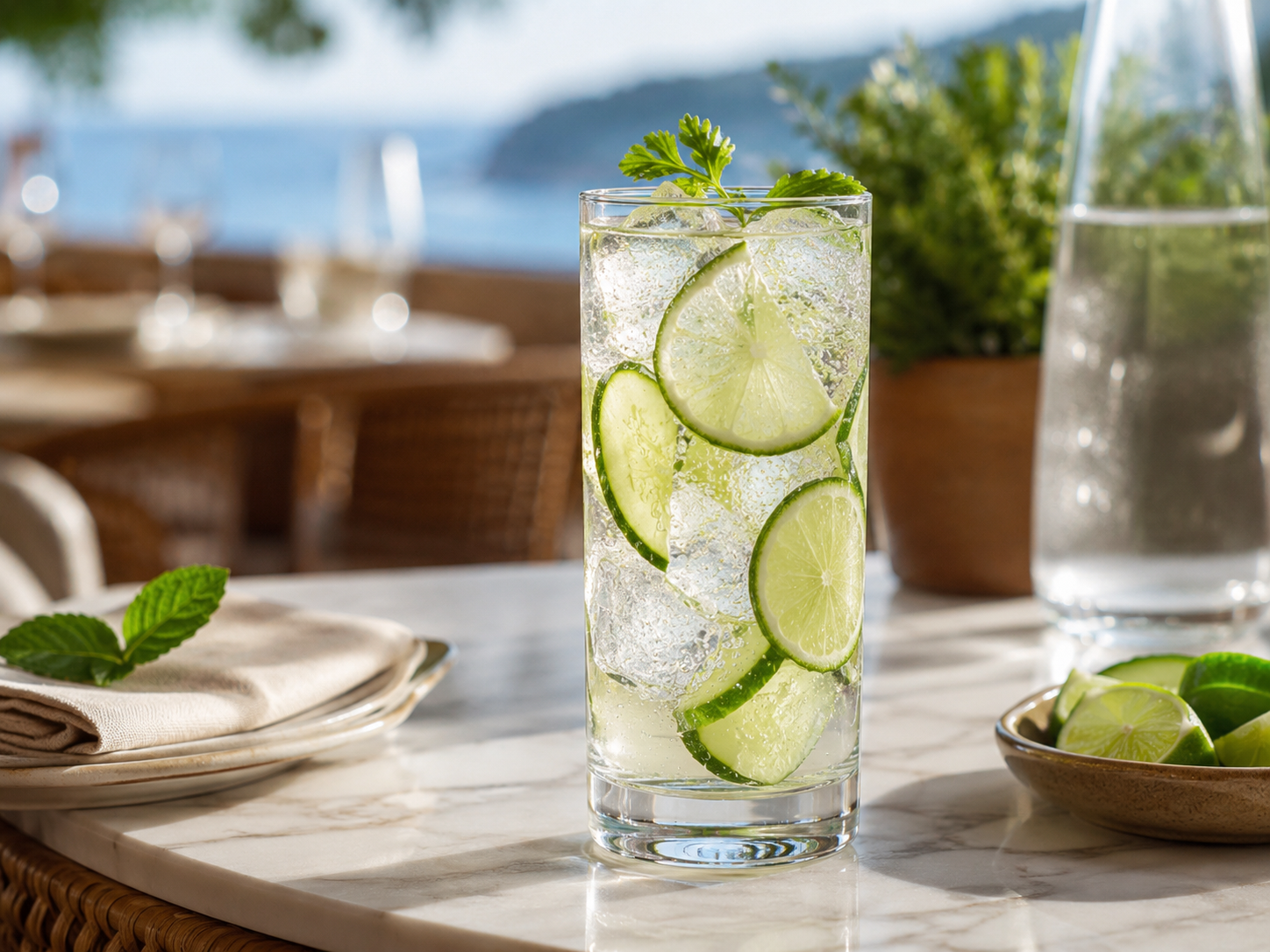 Огуречный Gin Tonic