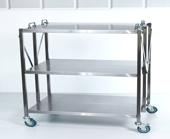 Складная сервировочная тележка Mecon Pro