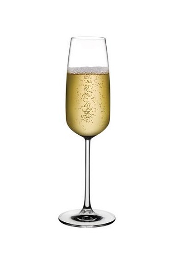 Купить бокал-флюте 245 мл. d=46 мм. h=238 мм. хрустальное стекло мираж нюд /1/6/360/