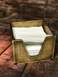 Салфетница горизонтальная 130*130*90 мм.(РС2) /1/