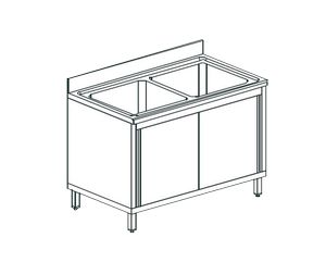 Купить ванна моечная apach chef line l2s126-54sd