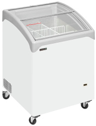 Ларь морозильный со стеклянной гнутой крышкой TEFCOLD NIC101SCEB