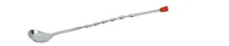 Ложка барная с красной кнопкой 30 см. нержавеющая сталь MGsteel /1/288/