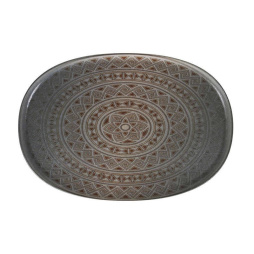 Блюдо овальное 340*230 мм. Дамаск, форма Хюгге BONNA /1/6/