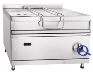 Газовая сковорода ГСК-90-0,67-120, цельнотянутая чаша 1100х630х197 мм, площадь дна чаши 0,67 м2, 120