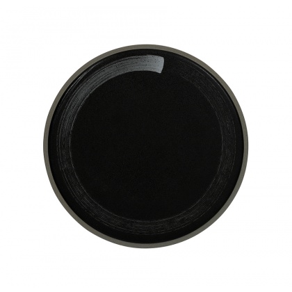 Купить тарелка мелкая corone rustico 260 мм черная с белым