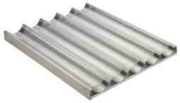 Лист для выпечки багета BASSANINA FTVO4060 5 волн 400X600