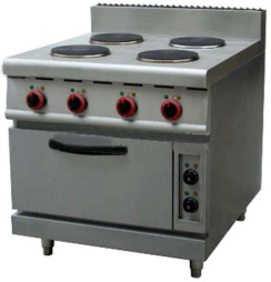 Плита электрическая напольная c 4 конфорками и духовым шкафом Kocateq ZHTT4