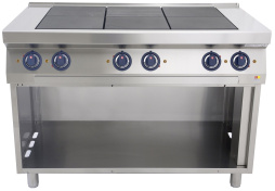 Плита 6 конфорочн.700сер KOGAST ES-T67/P