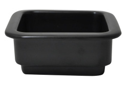 Гастроемкость 1/6 h=100 фарфор черная /1/