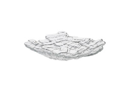 Салатник 22,5x17 см h 4,5 см, стекло, прозрачный, Mushroom ArdaCam Mushroom