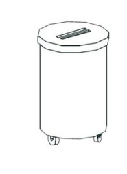 Тележка для мусора APACH Chef Line LWB95