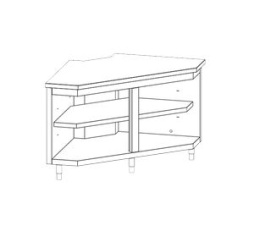 Модуль внутренний угловой APACH Chef Line LUCI890
