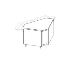 Модуль угловой APACH Chef Line LUC890