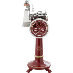Слайсер BERKEL FLYWHEEL (VOLANO) L16 на подставке красный