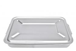 Поддон с крышкой алюминевый 540*340*70мм