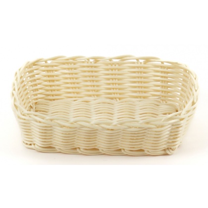 Купить корзинка 21х14,5х6см прямоугольная пласт.бежевая [beige 3528, kt3053]