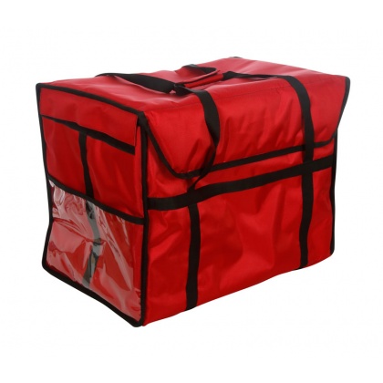Купить термосумка для обедов 600х400х450 фольгированная красная