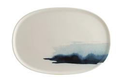 Блюдо овальное 340*230 мм. Блю Вэйв, форма Хюгге BONNA /1/6/534/