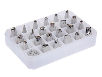 Купить набор кондитерских насадок 24шт mvq 518100-1