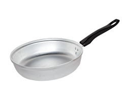 Сковорода алюминиевая 22см. без крышки с пластмассовой ручкой