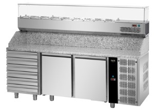 Купить кухонный стол для пиццы холодильный apach apz03d6+vr4 200 vd