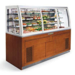 Холодильная витрина для рыбы с льдогенером FISHING 4 темн.орех