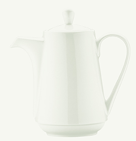 Купить кофейник 400 мл. белый, форма банкет bonna /1/6/360/