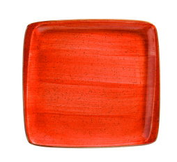 Тарелка прямоуг. 270*250 мм. без полей Терракота, форма Мув BONNA /1/6/624/