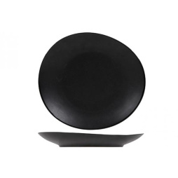 Тарелка 22,2x20,3 см h 2,5 см, VONGOLA BLACK COSY&TRENDY VONGOLA