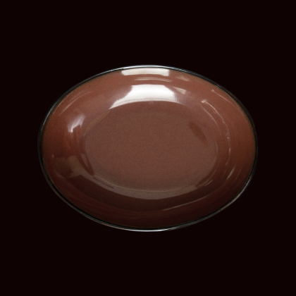 Купить блюдо овальное 8,5" 225х117мм, красный "corone carmen"