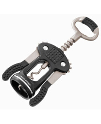 Штопор рычажный 17 см. прорезин. мощный нержавеющая сталь FM /1/6/