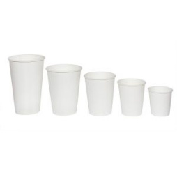Стакан бумажный для горячих напитков 300мл белый