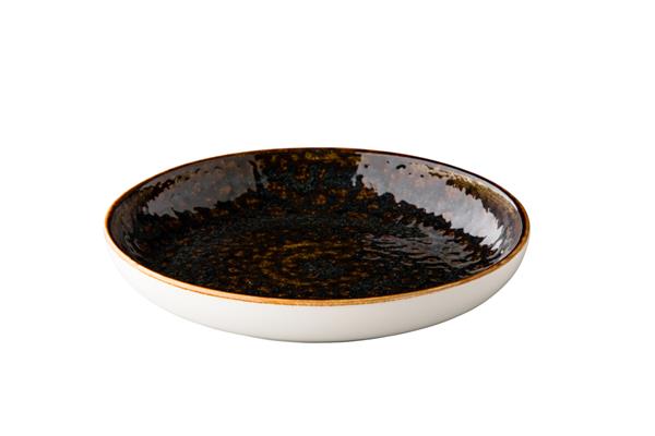 Купить тарелка глубокая 26, 5 см, цвет коричневый, jersey style point jersey brown