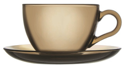 Чайная пара 215 мл d=137/91, h=64 мм Бейзик БРОНЗА Б /6/