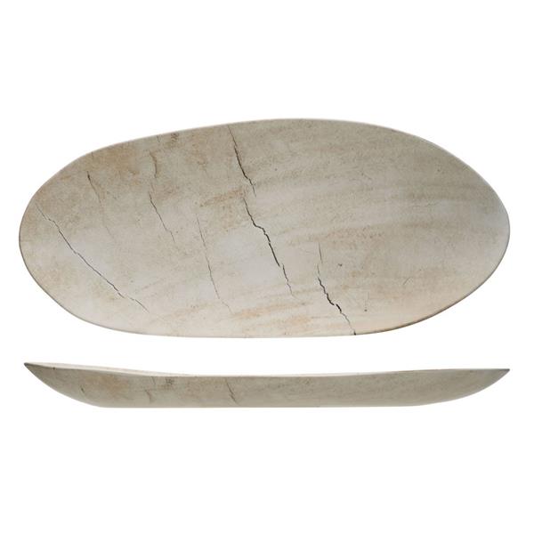 Купить блюдо овальное с волнистым краем 41,2x18 см h 3 см, lithos cosy&trendy lithos