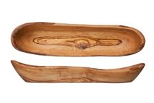Купить тарелка для хлеба и фруктов, из оливкового дерева, 32-38cm x 9-14cm cosy&trendy organic wood apero