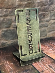 Табличка Резерв вертикальная, дерев. (РС 16) /1/100/