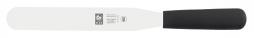 Лопатка 42 см. прямая раб. часть 30*4 см. нержавеющая сталь с пластик. ручкой, черная Icel /1/6/
