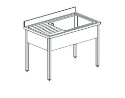 Ванна котломоечная APACH Chef Line LP187-115LW