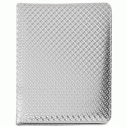 Папка для меню малая серебро