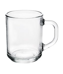 Купить кружка 250 мл. d=70 мм. h=90 мм. прозрач. маг /12/840/