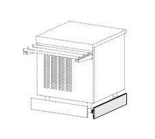 Купить плинтус боковой self 700 apach chef line l977804100