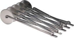 Растяжимая тесторезка 5 колес нерж 