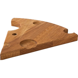 Доска для подачи сыра; дуб; L=20, B=20 см
