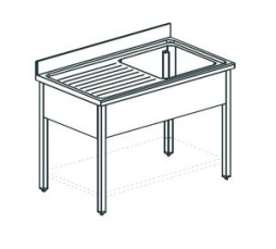 Ванна моечная APACH Chef Line LS106-54LW