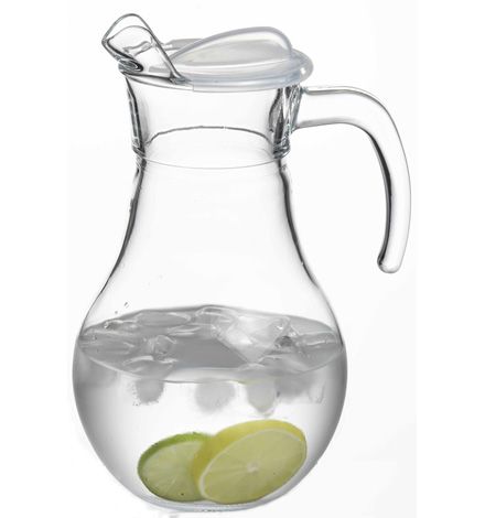 Купить кувшин 1,8 л. d=109 мм. h=254,5 мм. с прозрач. пластик. крышкой бистро /6/90/