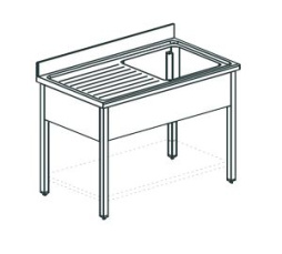 Ванна моечная APACH Chef Line LS116-54LWSH