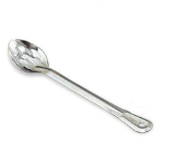 Ложка гарнирная 28,6 см., L ручки 19 см. овальная перфор. нержавеющая сталь MGsteel /1/144/